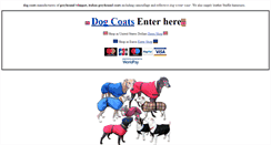 Desktop Screenshot of dogcoats.net